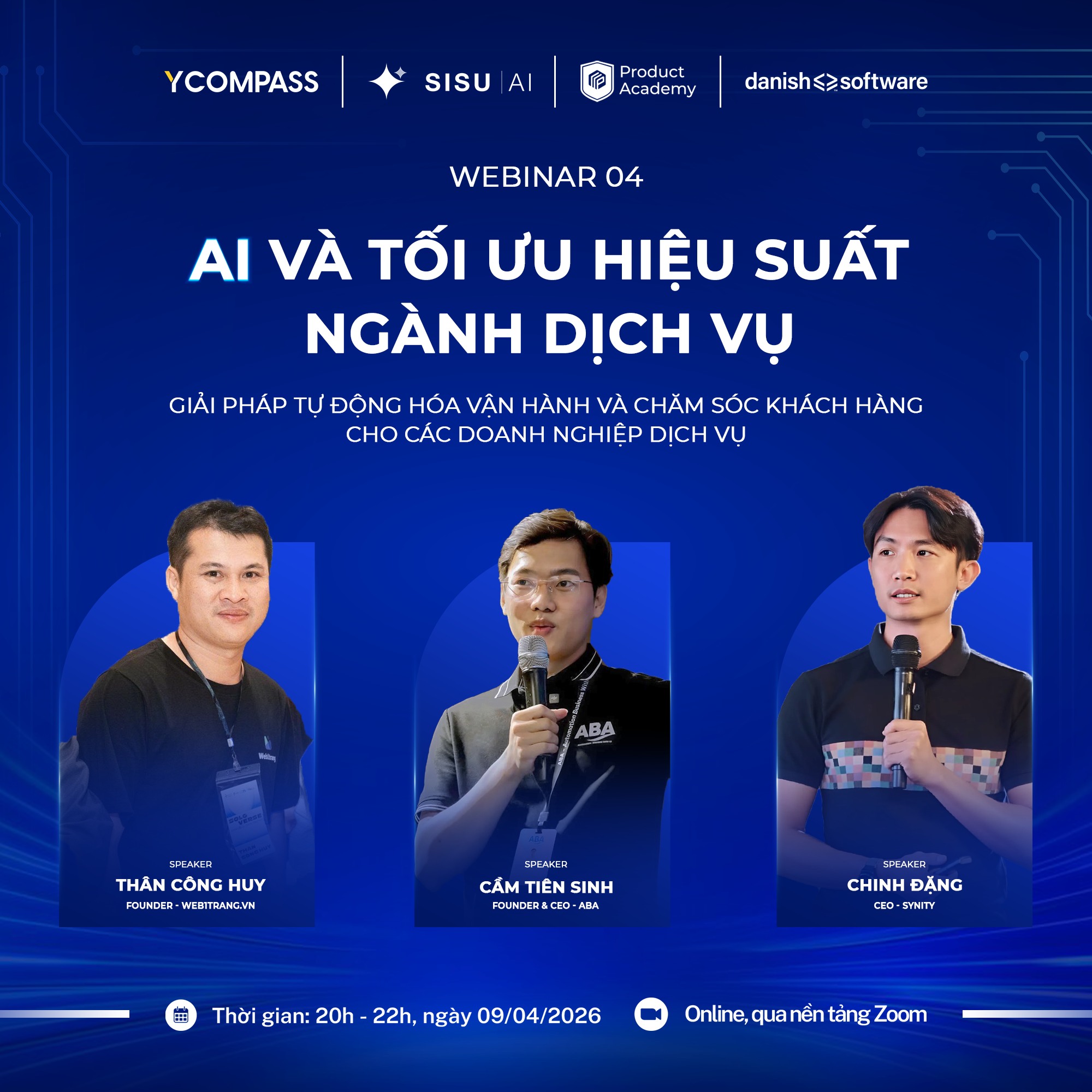 WEBINAR 04: AI & TỐI ƯU HIỆU SUẤT NGÀNH DỊCH VỤ