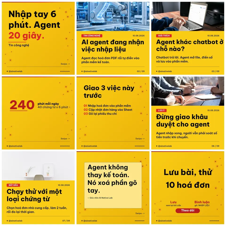 news-bold — bộ demo 9 slide dựng bằng skill