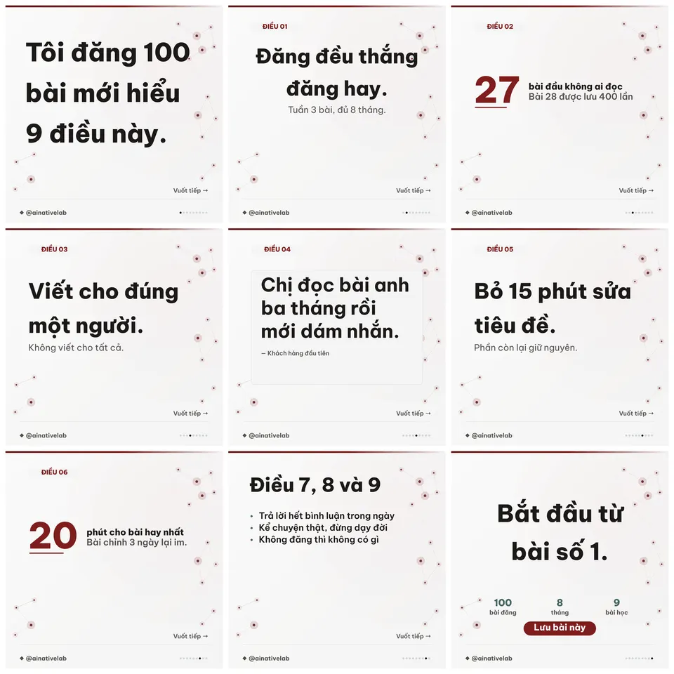 editorial — bộ demo 9 slide dựng bằng skill