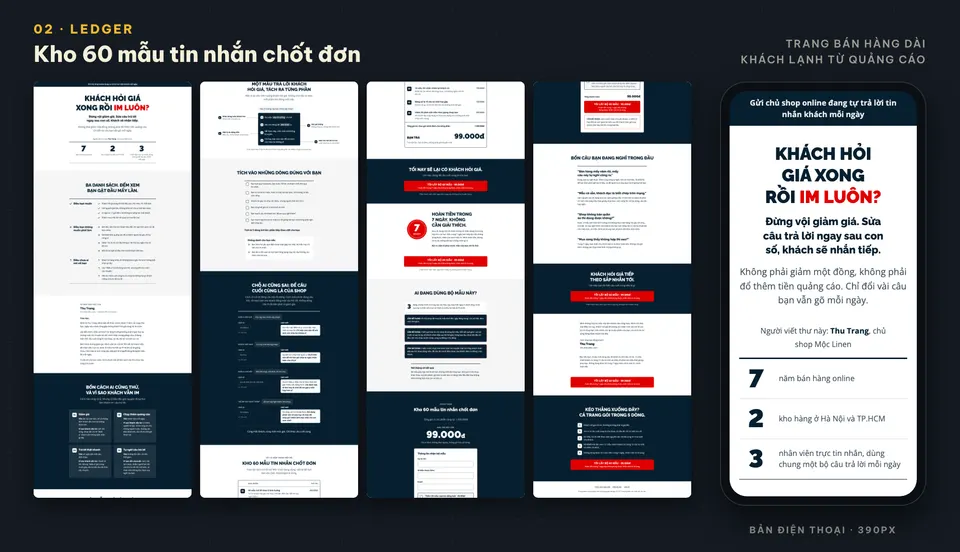 ledger: trang demo dựng bằng skill