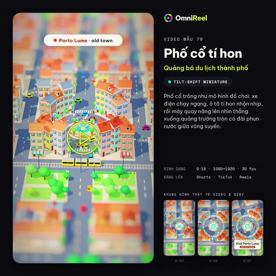 OmniReel — Phố cổ tí hon