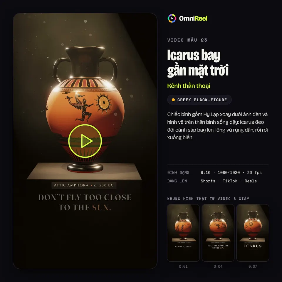 OmniReel — Icarus bay gần mặt trời