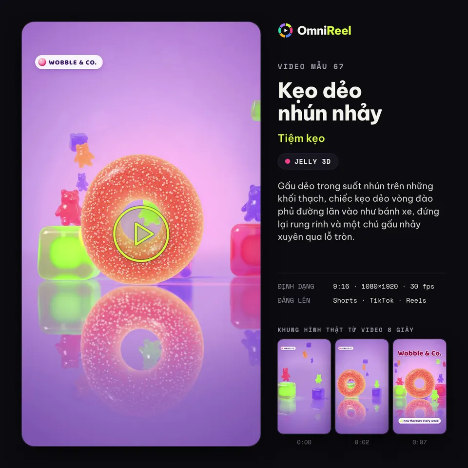 OmniReel — Kẹo dẻo nhún nhảy