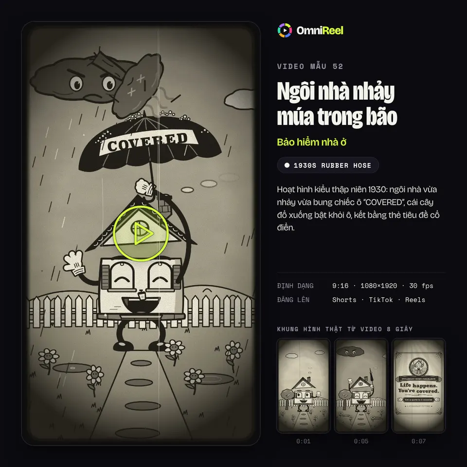 OmniReel — Ngôi nhà nhảy múa trong bão