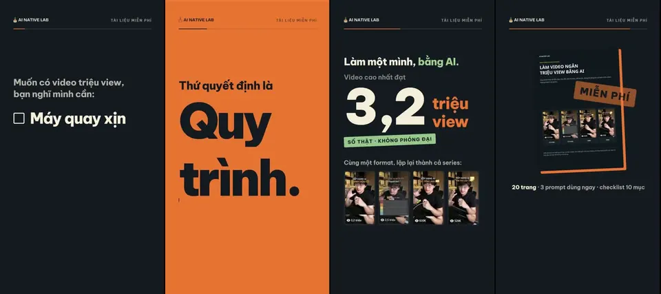 AINL Studio — Editorial chữ lớn · 9:16