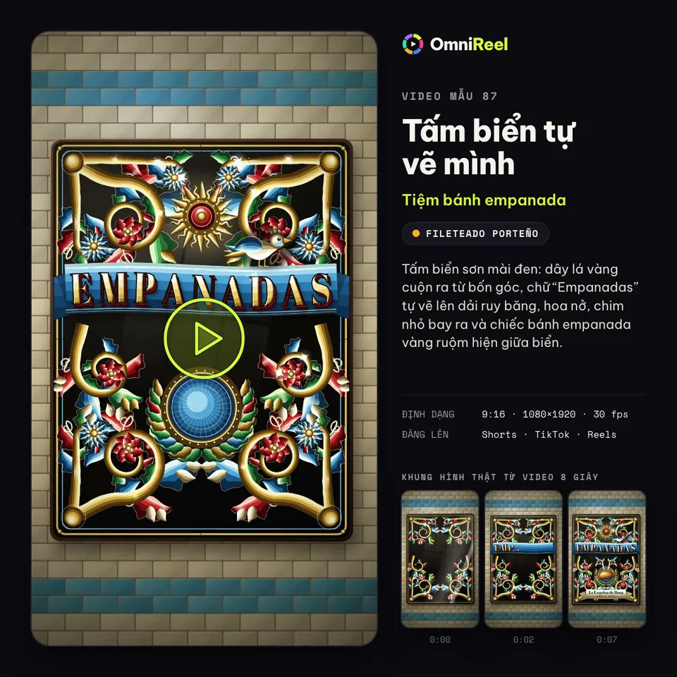 OmniReel — Tấm biển tự vẽ mình