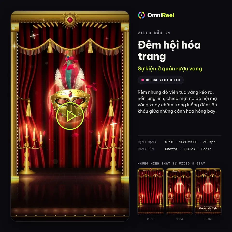 OmniReel — Đêm hội hóa trang