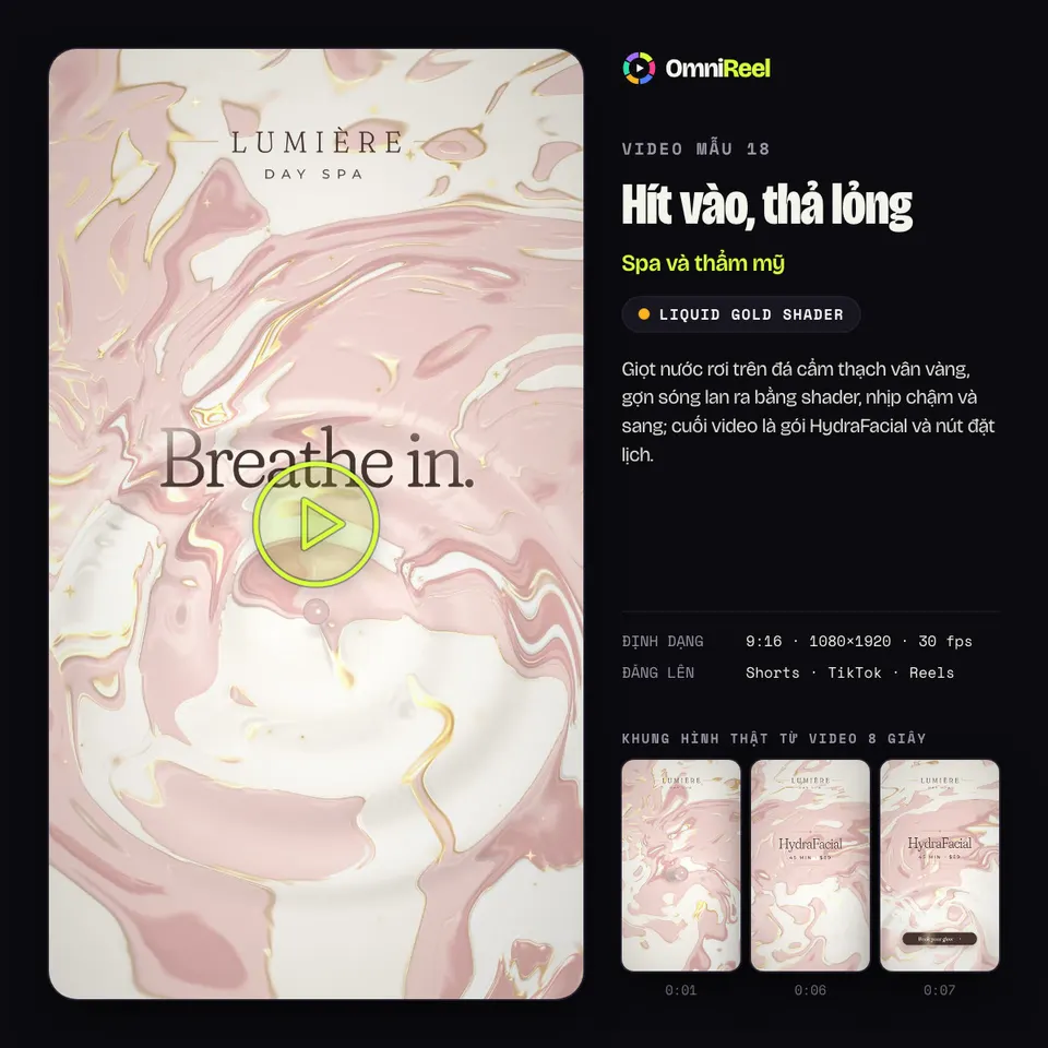 OmniReel — Hít vào, thả lỏng