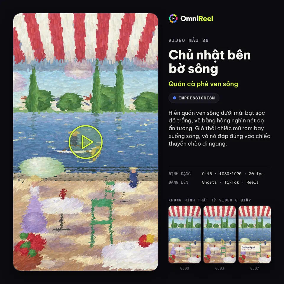 OmniReel — Chủ nhật bên bờ sông
