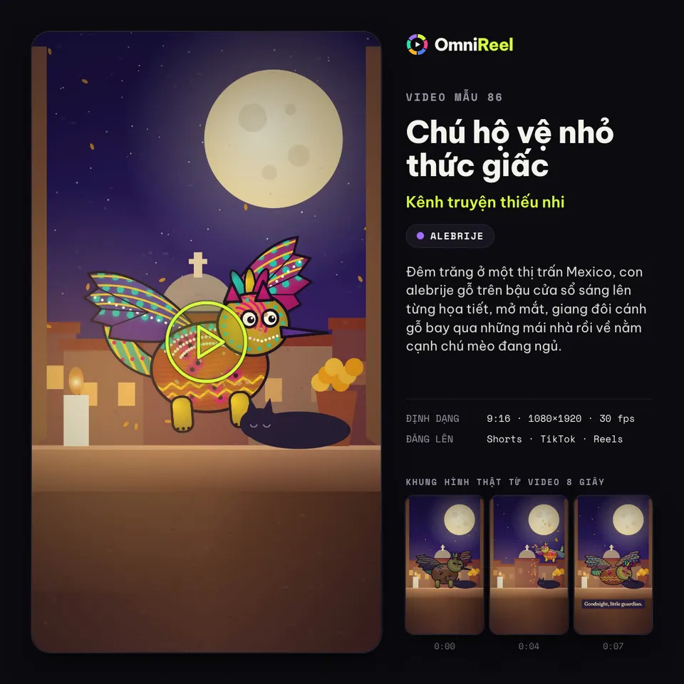 OmniReel — Chú hộ vệ nhỏ thức giấc