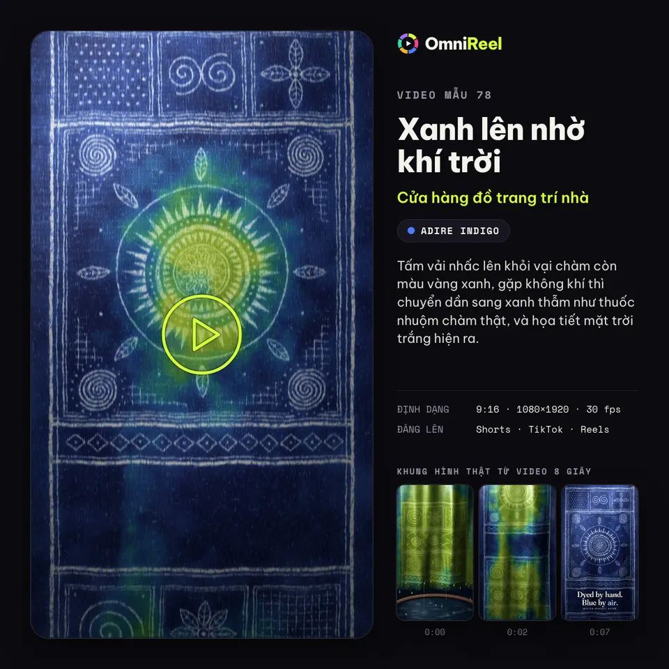OmniReel — Xanh lên nhờ khí trời